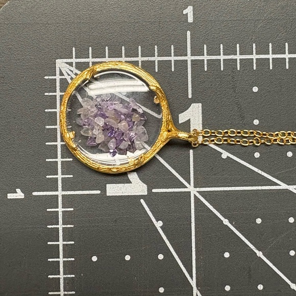 Catherine Weitzman February Birthstone Shaker Necklace - Picture 8 of 8